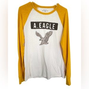 🟠AMERICAN EAGLE OUTFITTERS | VINTAGE LONG SLEEVE SHIRT